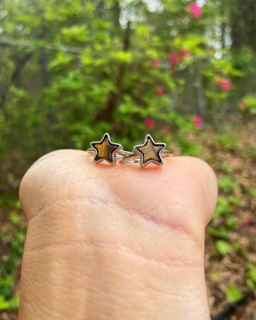 Tiger’s Eye Rings