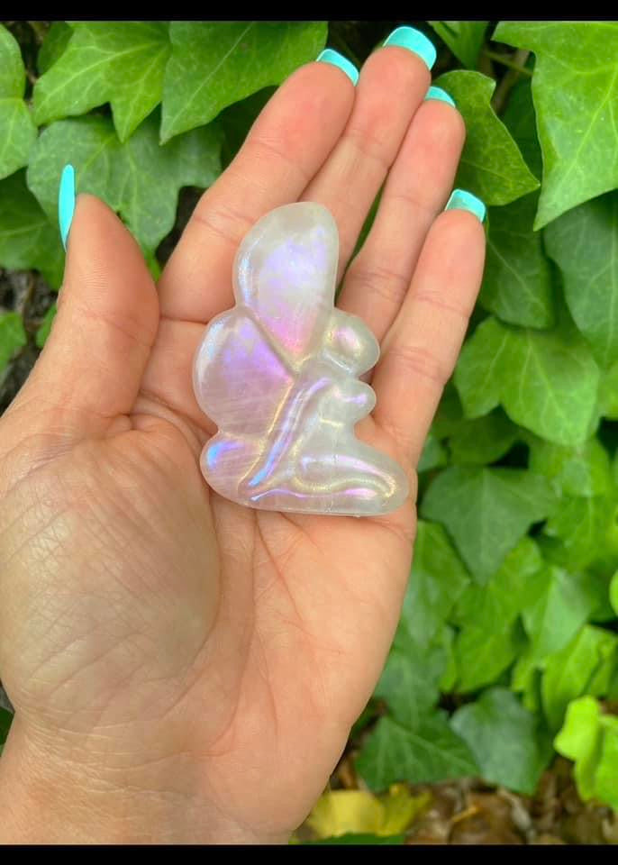 Aura Rose Quartz Fairy