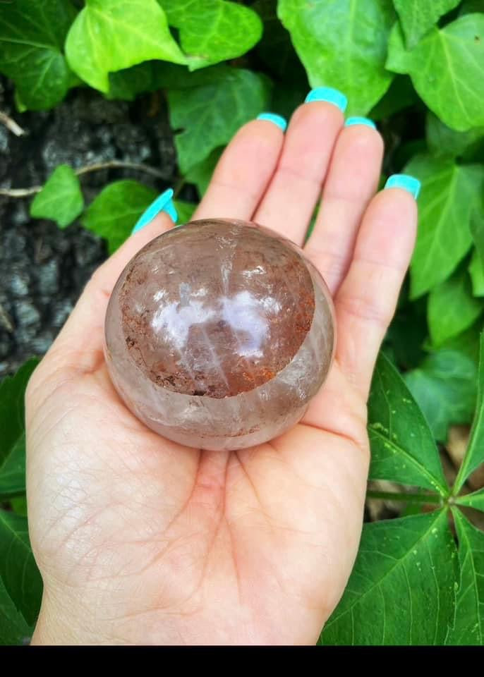 Fire Quartz Sphere