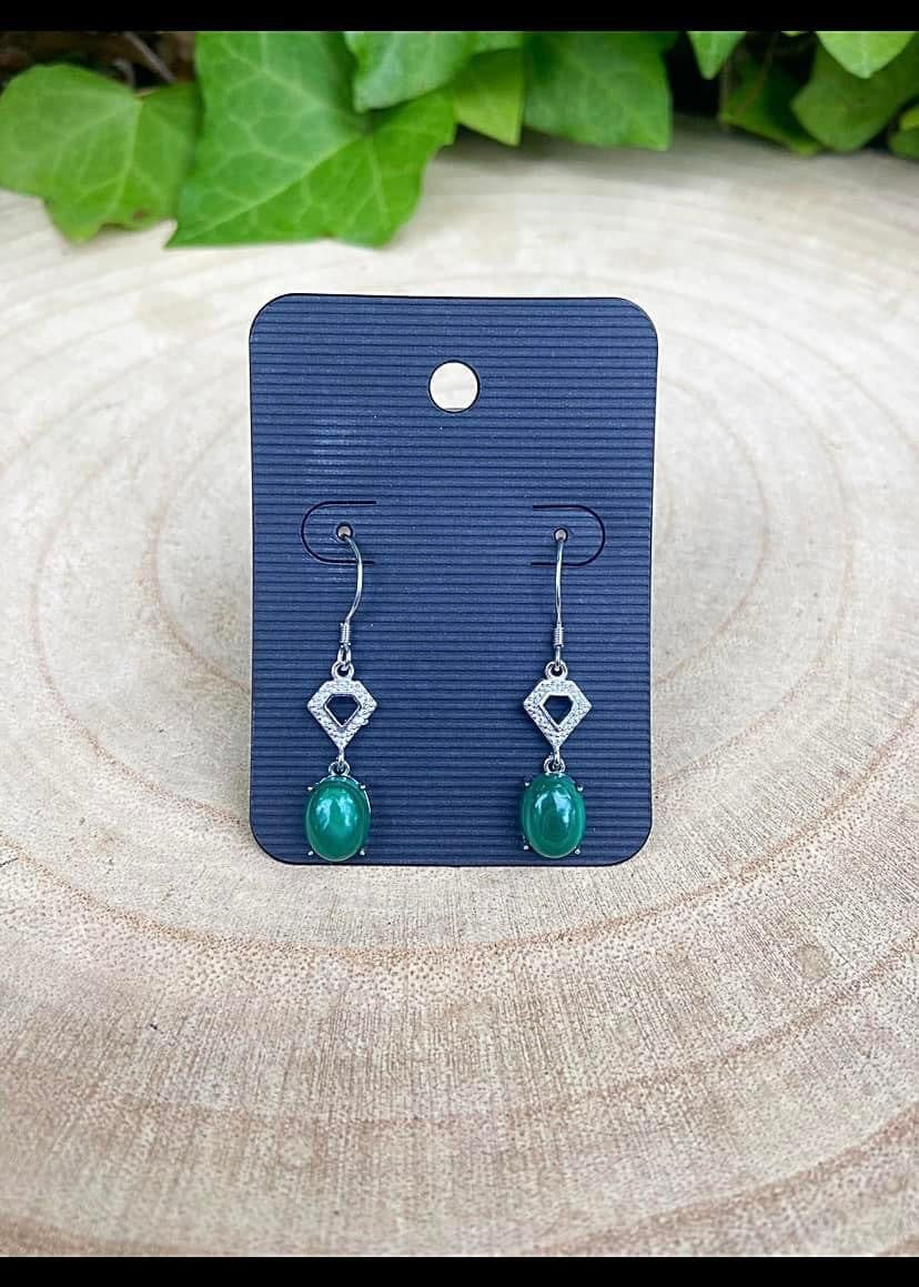 Malachite Earrings