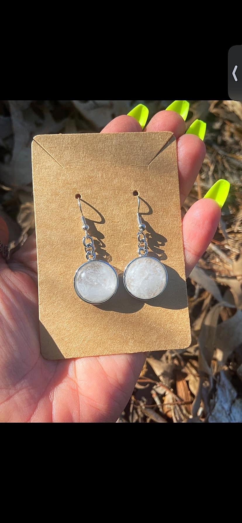 Clear Quartz Earrings