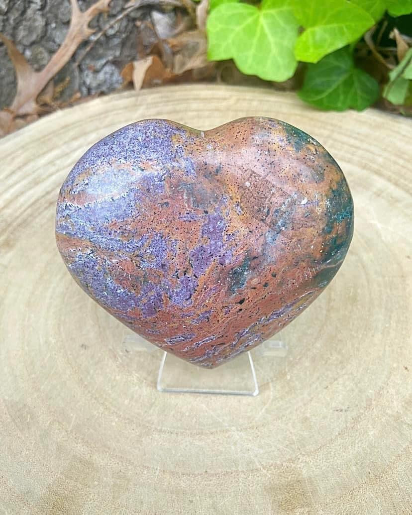 Ocean Jasper Heart