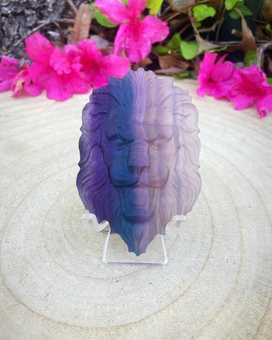 Fluorite Lion