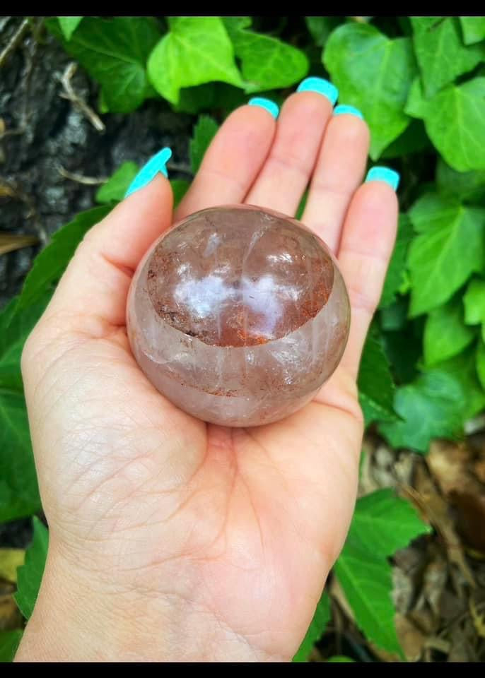 Fire Quartz Sphere