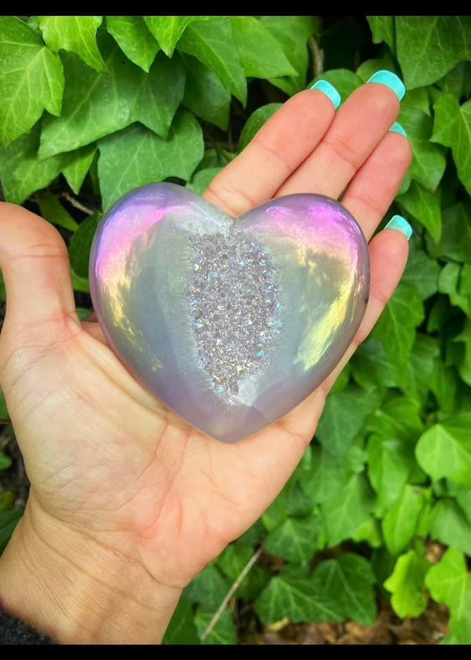 Aura Quartz Heart