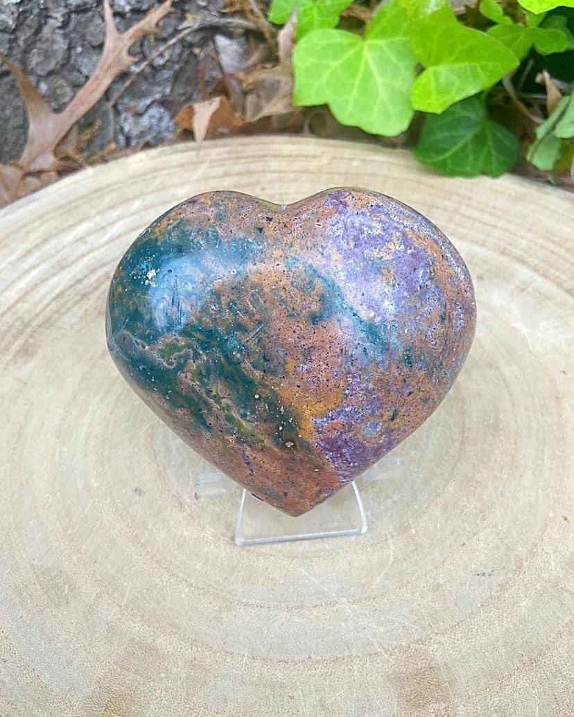 Ocean Jasper Heart