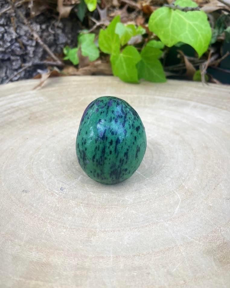 Ruby in Zoisite Skull