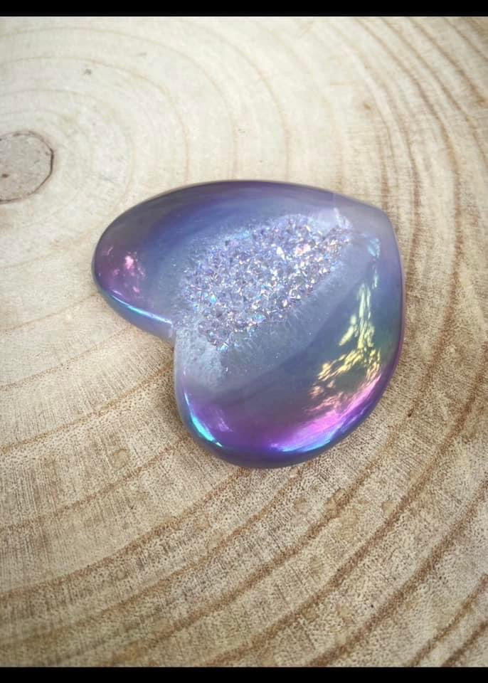 Aura Quartz Heart