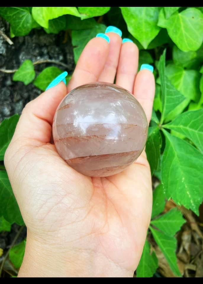 Fire Quartz Sphere