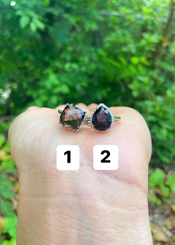 Smoky Quartz Rings