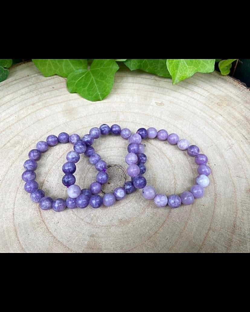 Lepidolite Bracelets 10mm