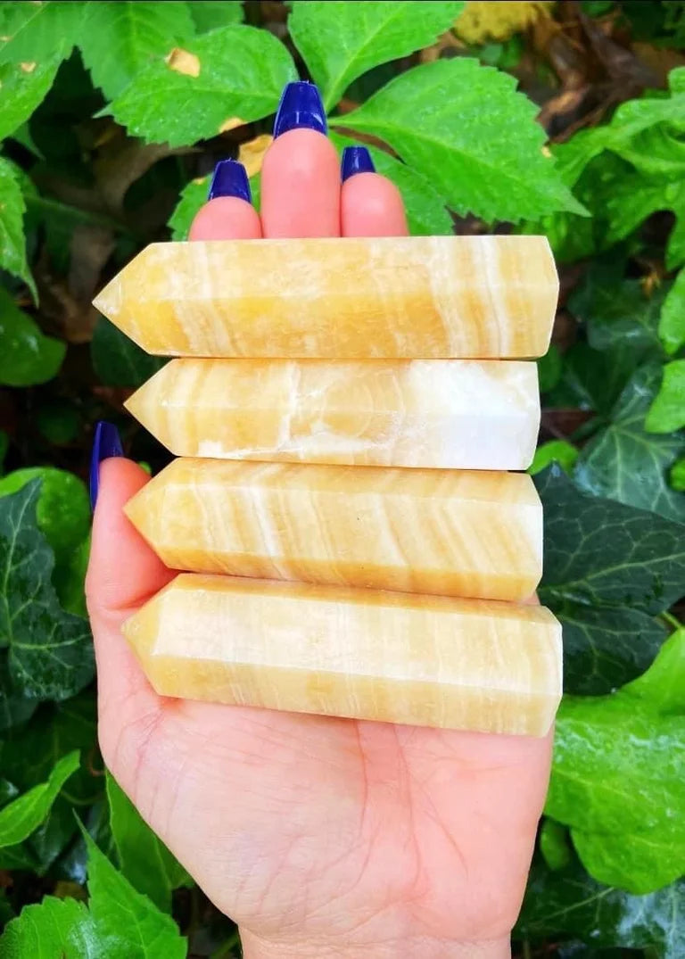 Orange Calcite Towers