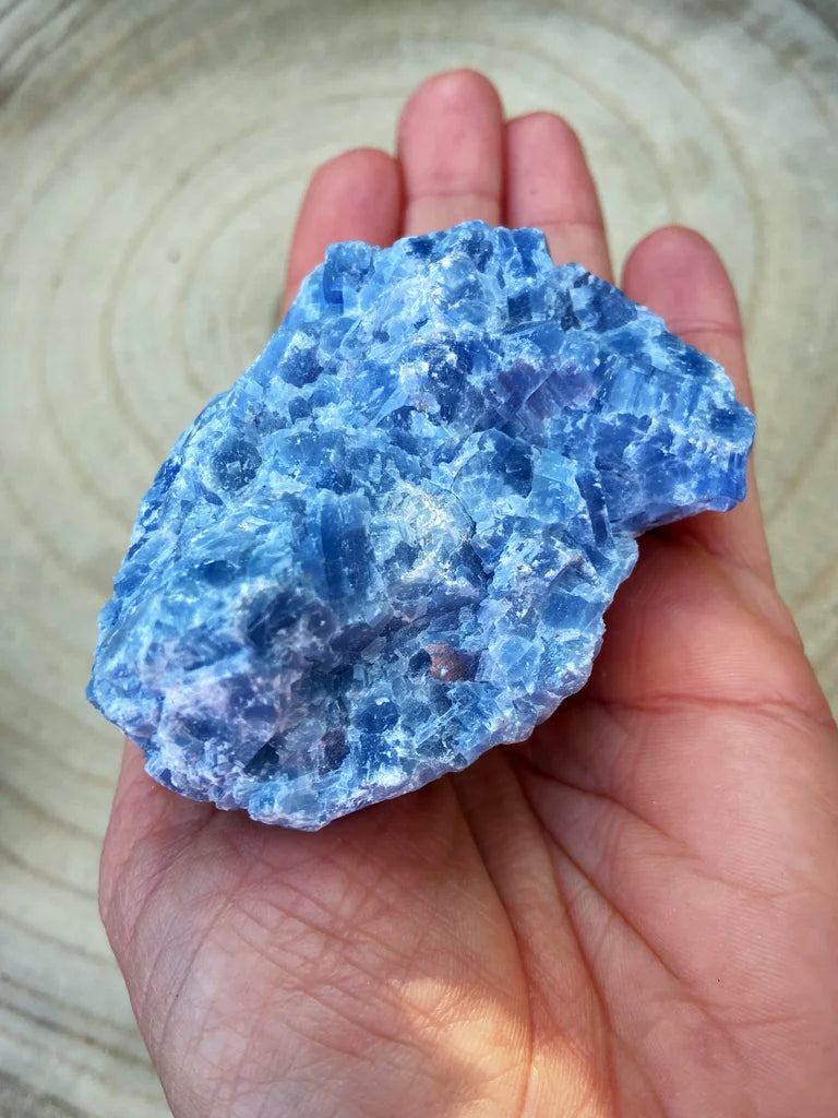 Raw Blue Calcite