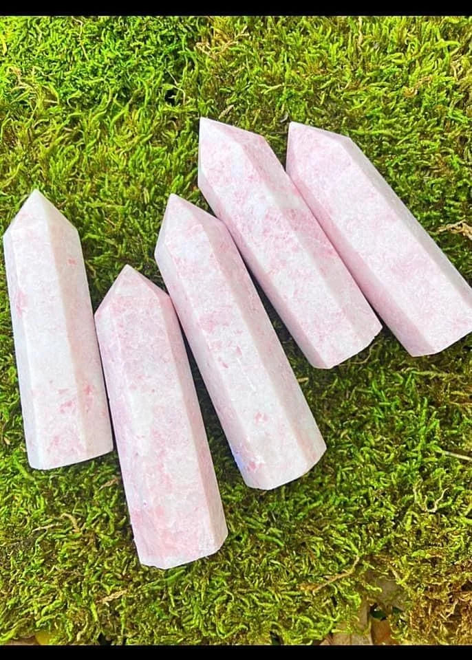 Pink Calcite Towers