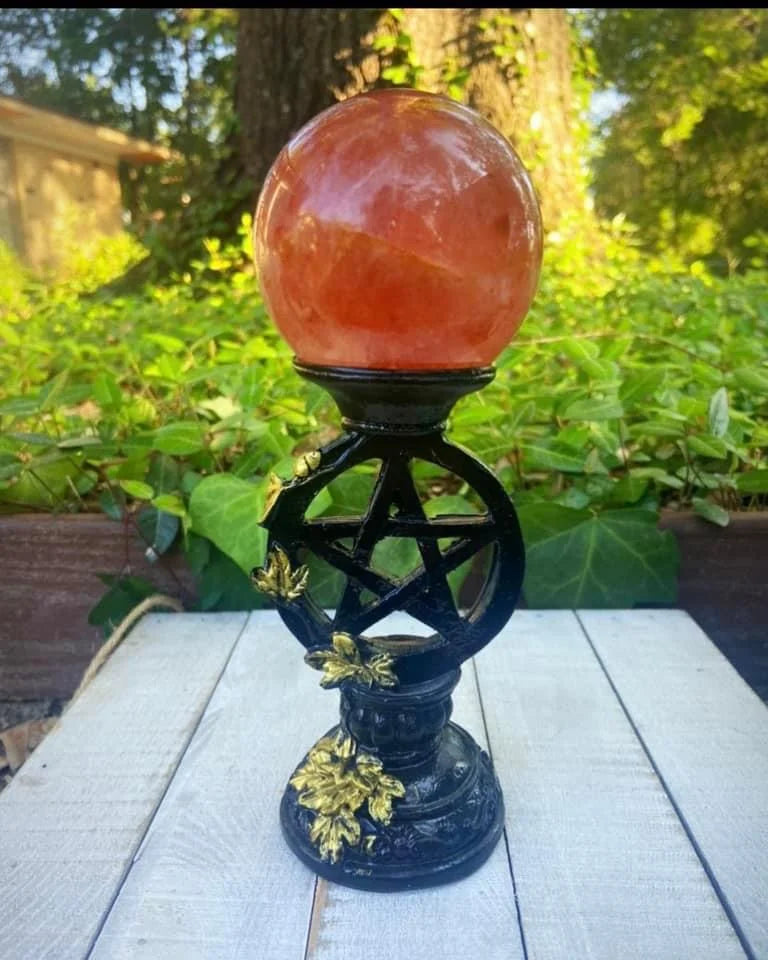 Fire Quartz Sphere