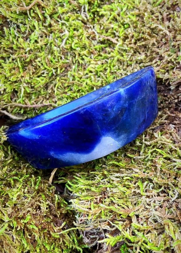 Sodalite Moon Bowl