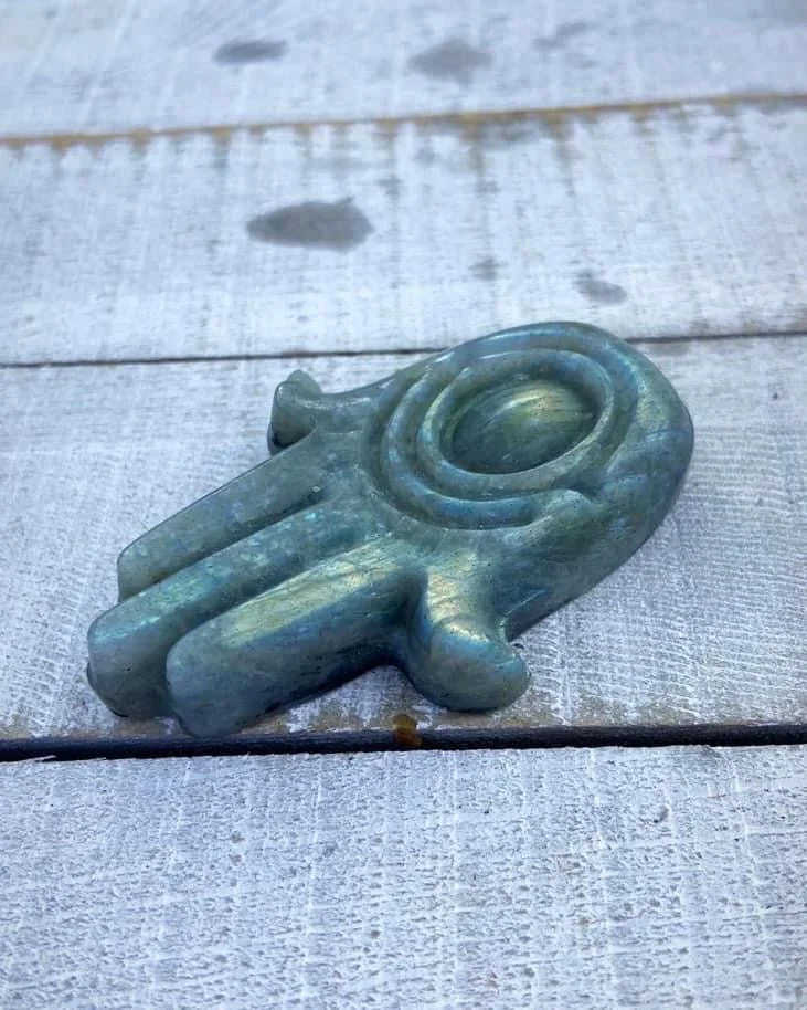 Labradorite Hamsa