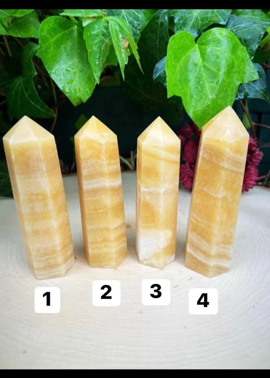 Orange Calcite Towers