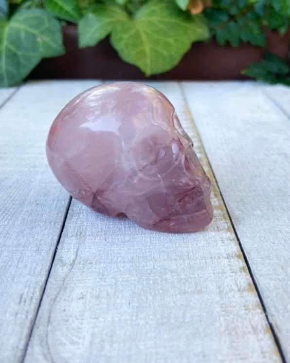 Fire Quartz Skull