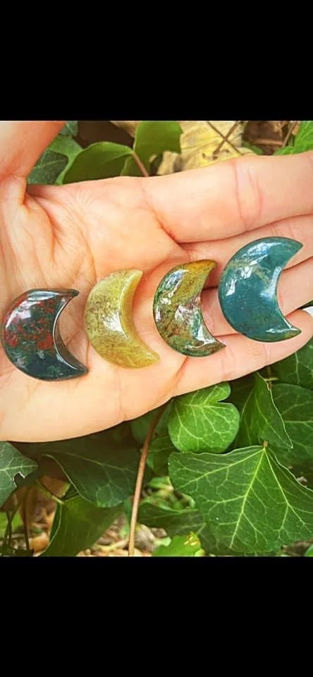 Ocean Jasper Moons and Stars