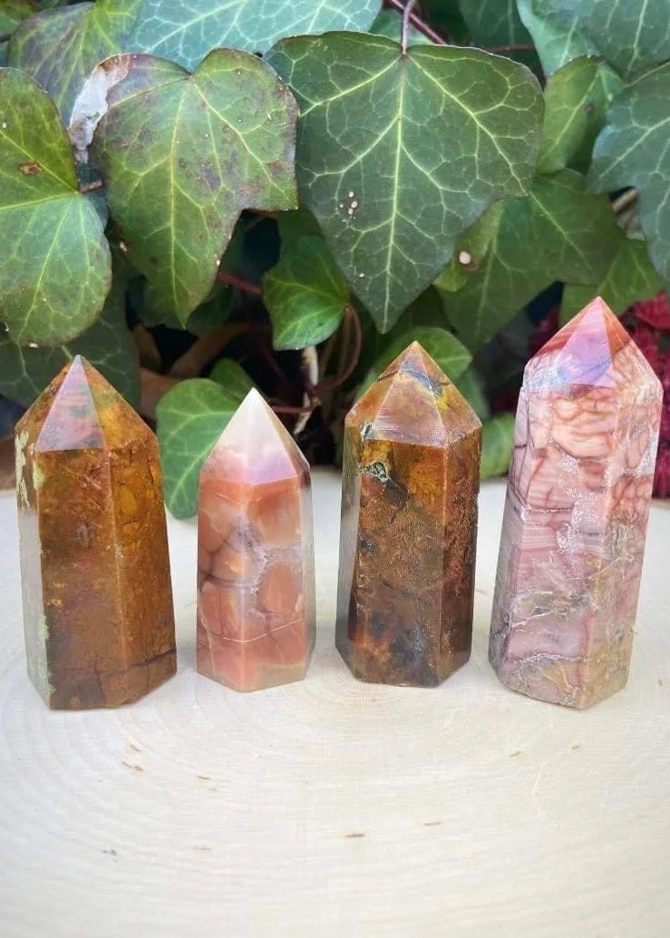 Pink Agate Towers