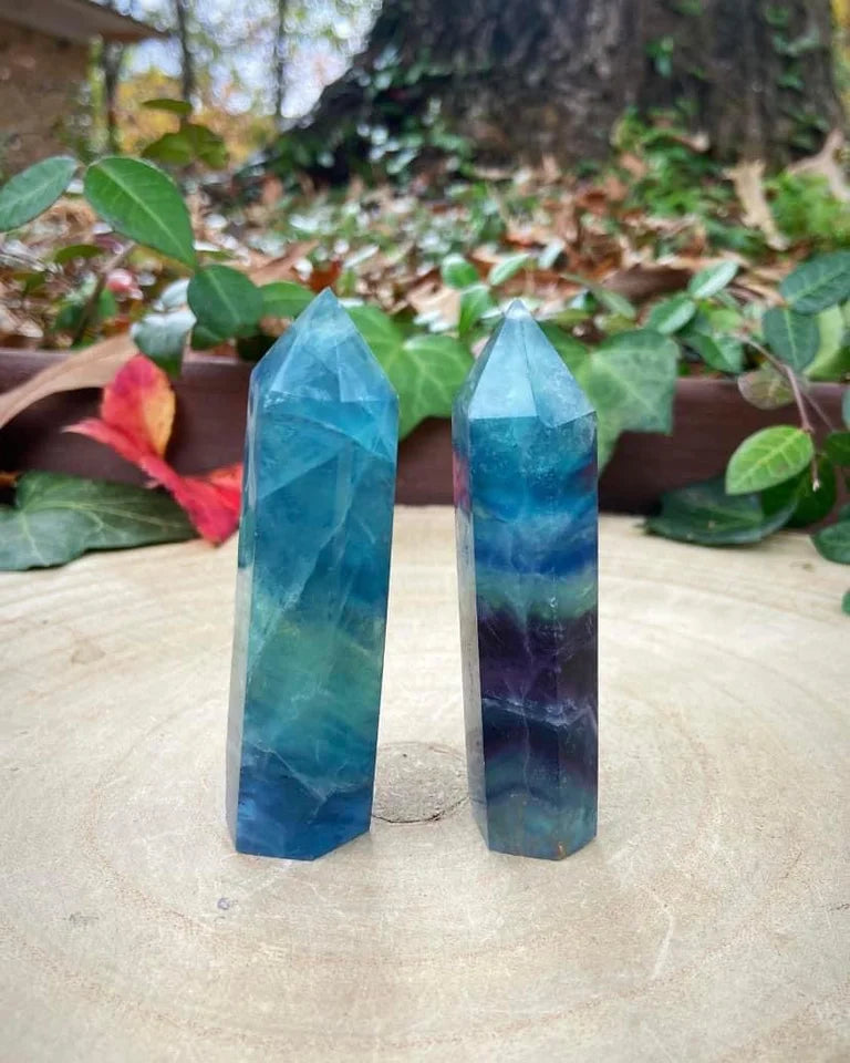 Blue Fluorite Towers