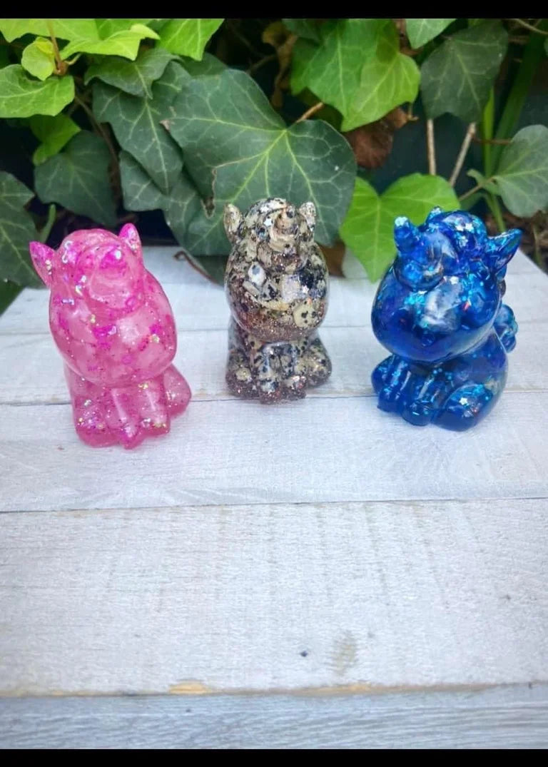 Crystal Chip Resin Unicorns