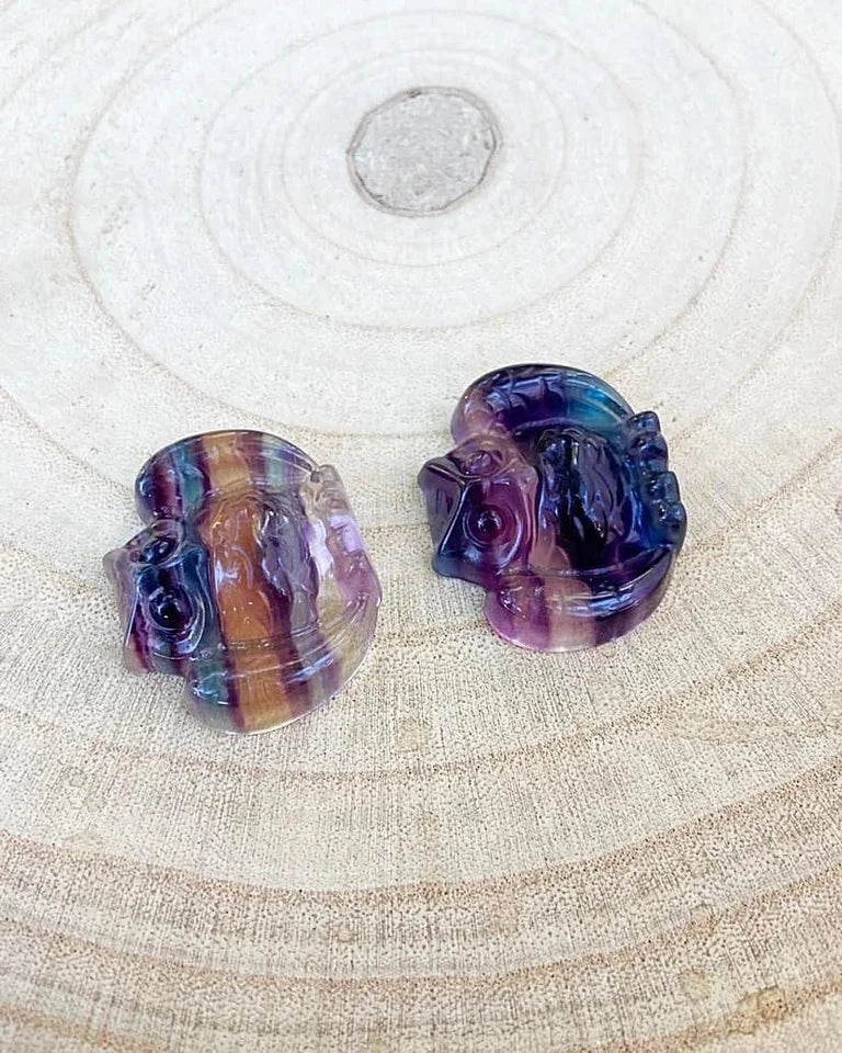 Fluorite Owls