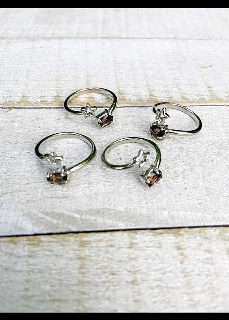 Smoky Quartz Rings