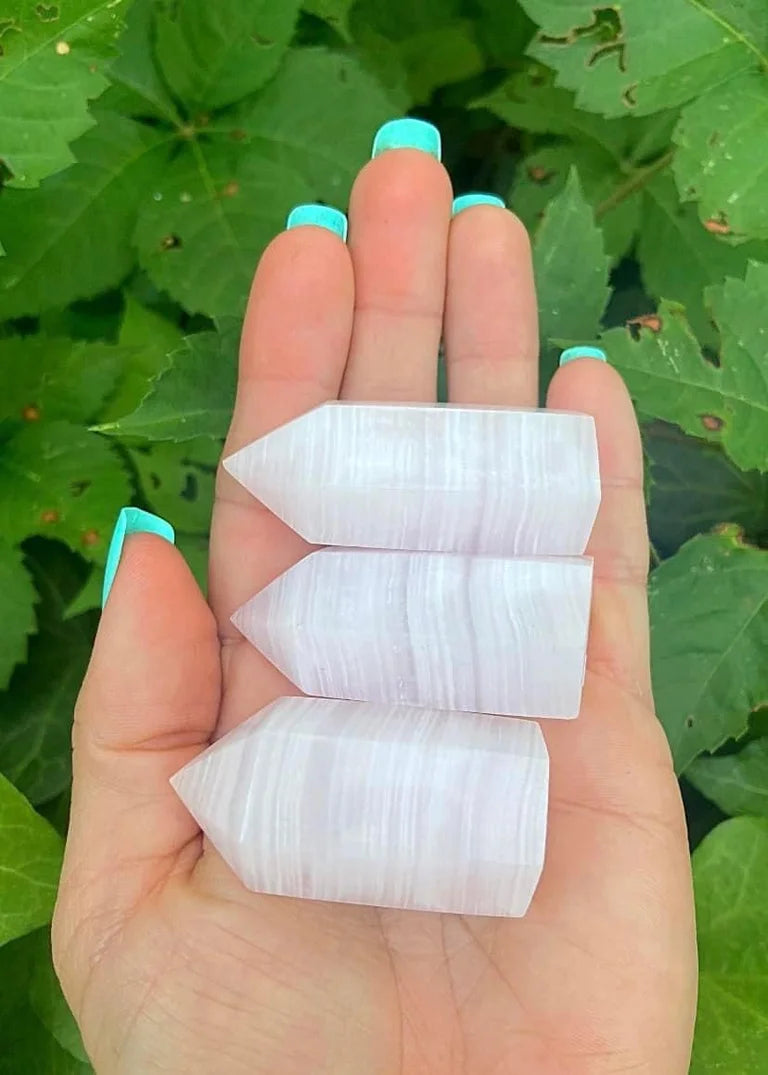 Pink Calcite Points