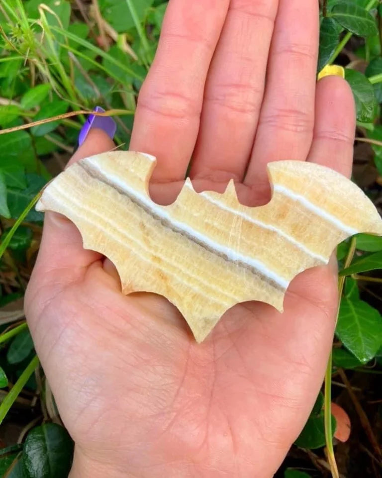 Orange Calcite Bat