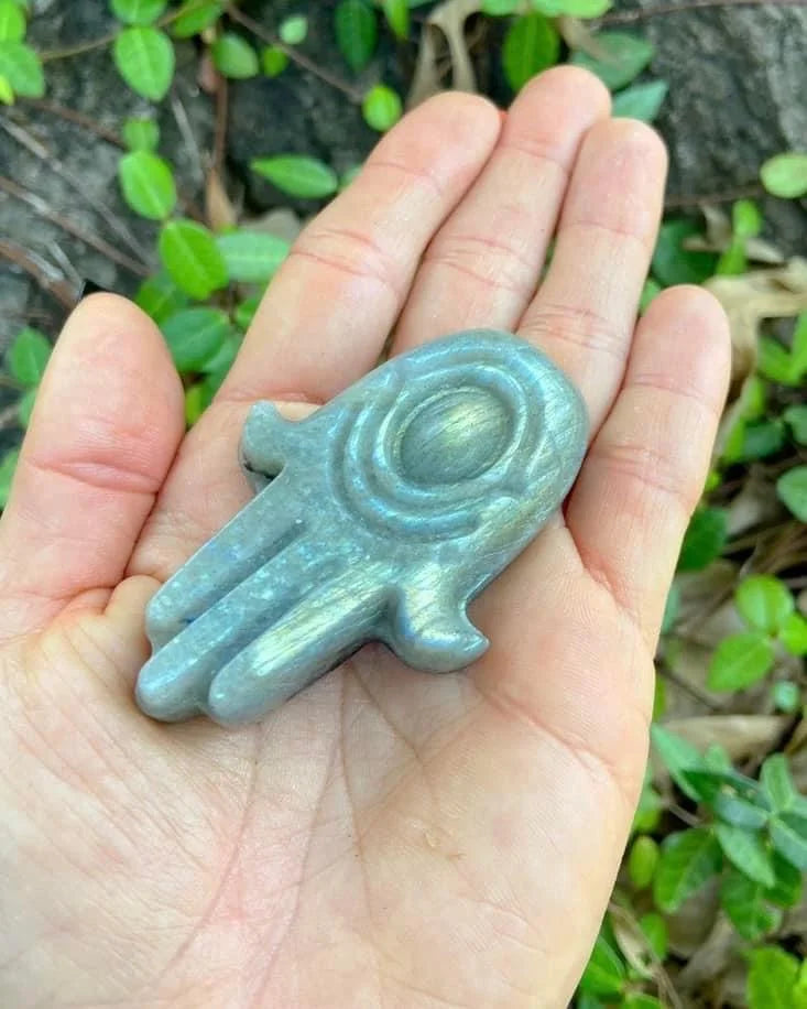 Labradorite Hamsa