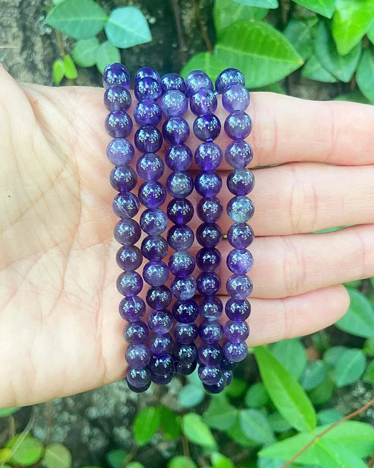 Amethyst Bracelets 6mm