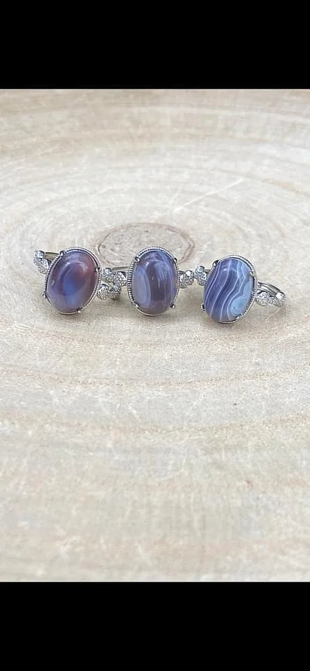 Banded Agate Rings