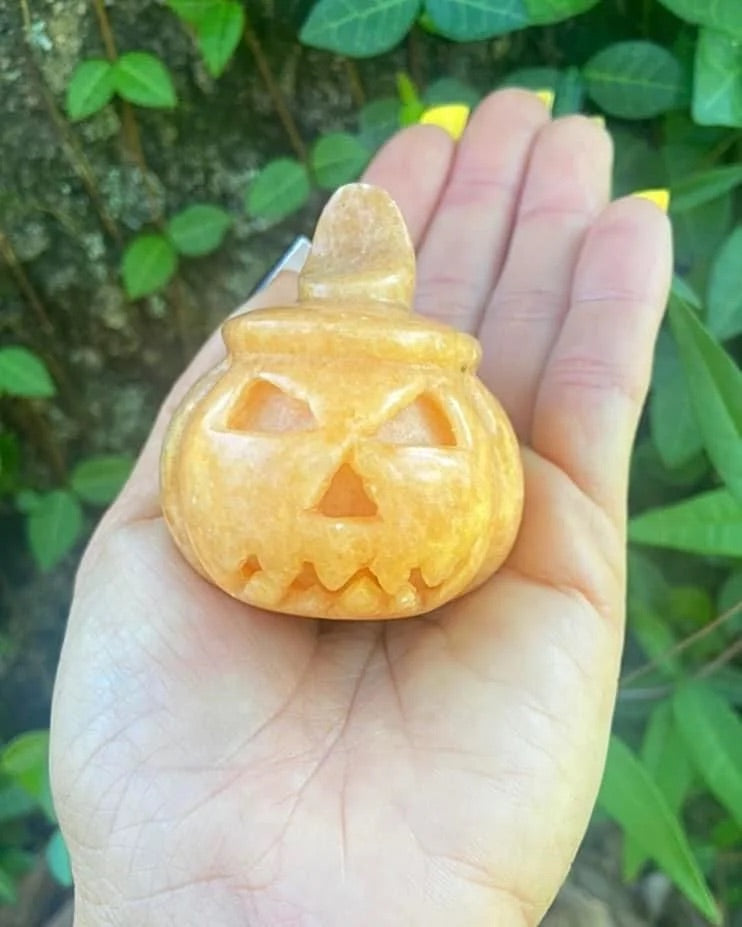 Orange Calcite Pumpkin