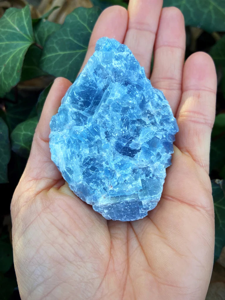 Raw Blue Calcite