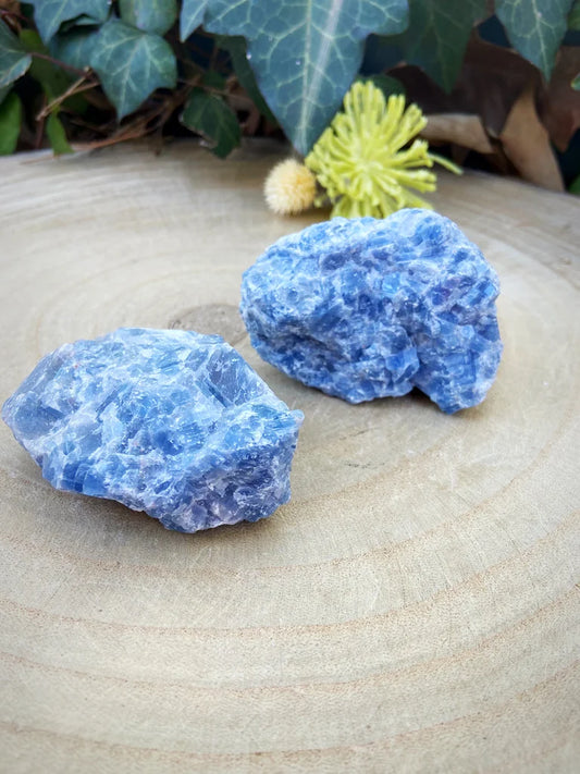 Raw Blue Calcite