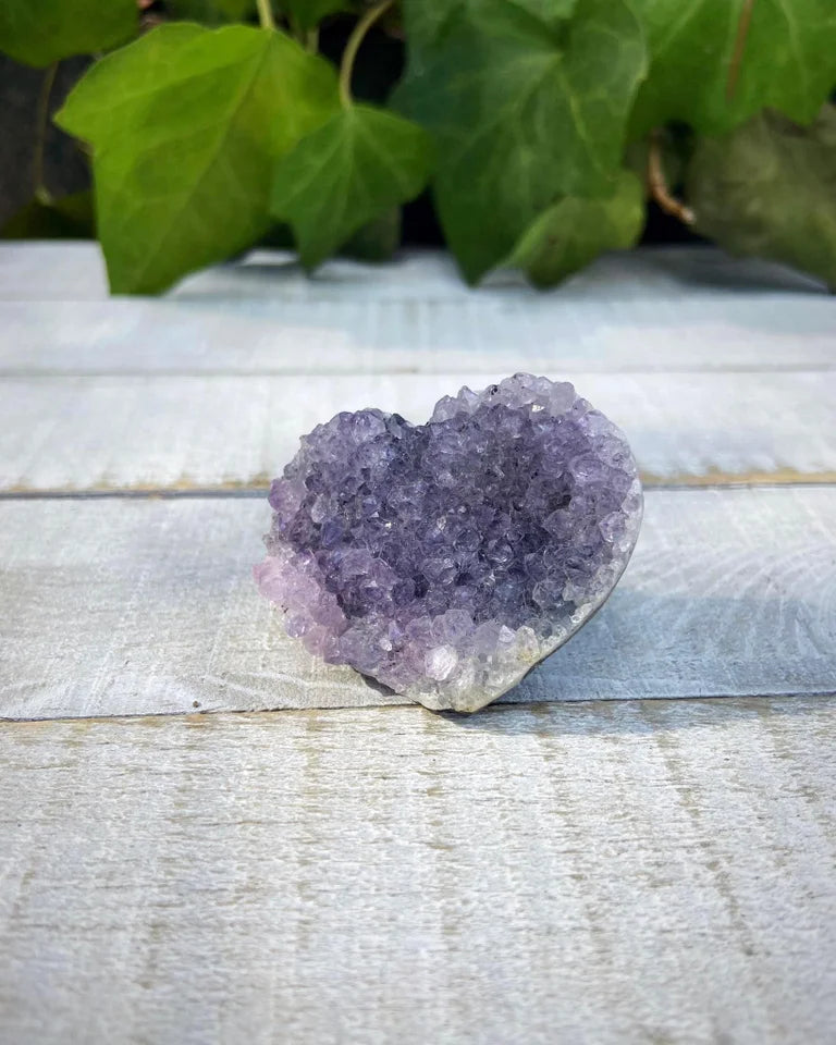 Amethyst Geode Heart