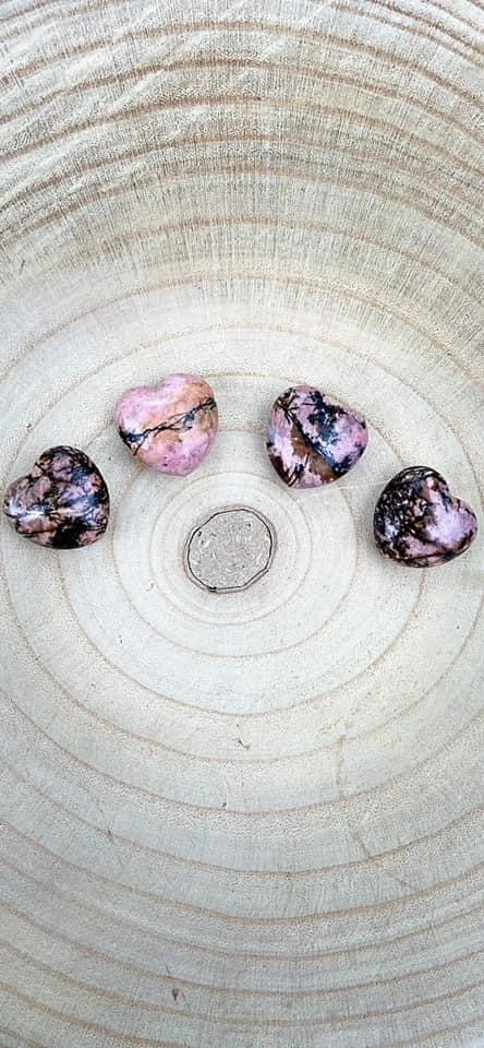 Rhodonite Hearts