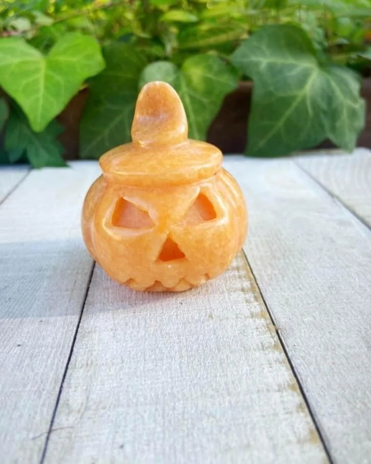 Orange Calcite Pumpkin