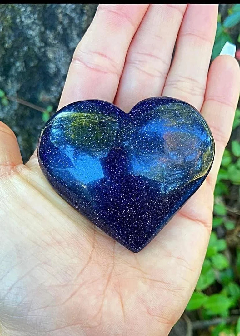 Blue Sandstone Heart