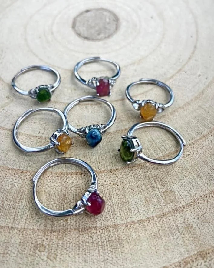 Natural Tourmaline Rings