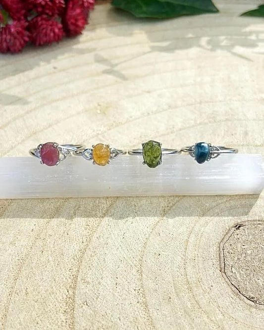 Natural Tourmaline Rings