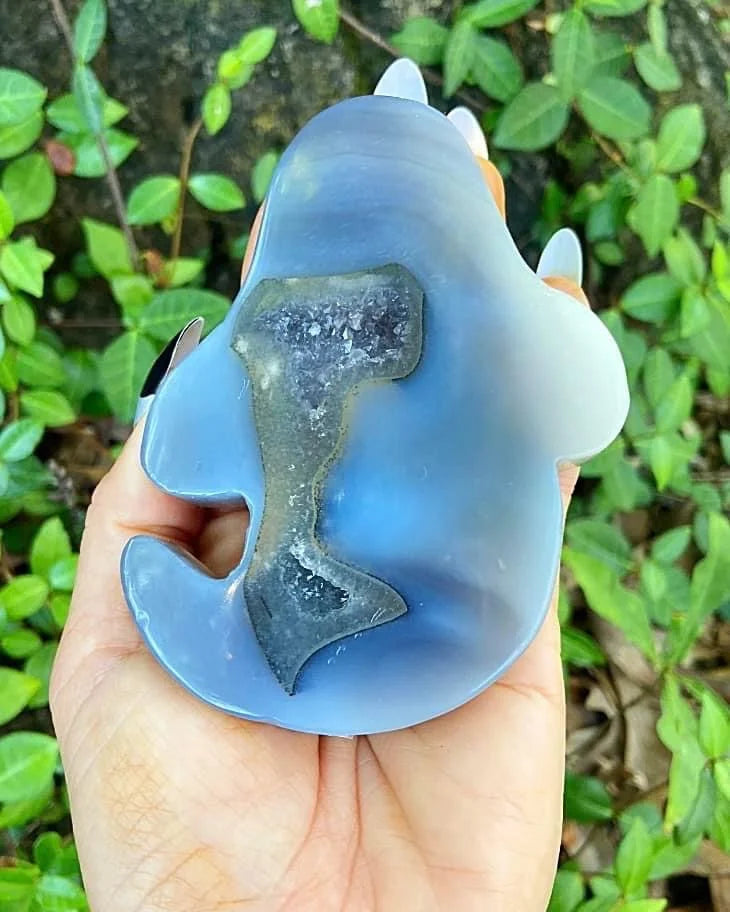 Druzy Agate Ghost