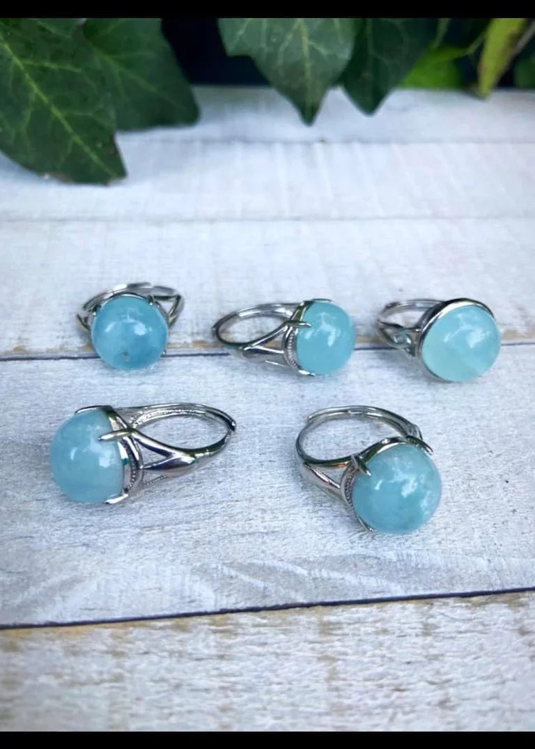 Aquamarine Rings