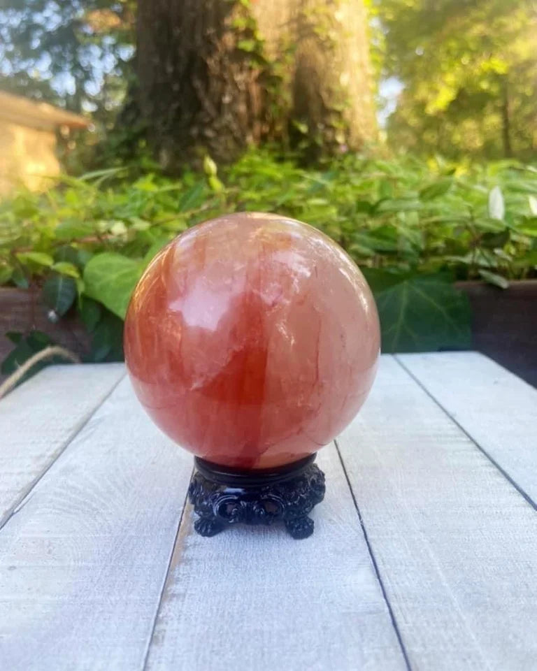 Fire Quartz Sphere