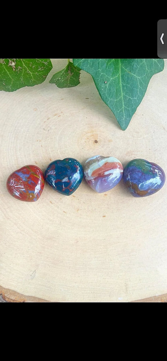 Ocean Jasper Hearts