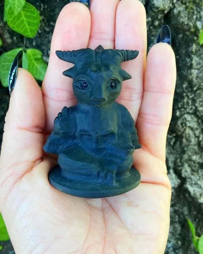 Black Obsidian Baphomet