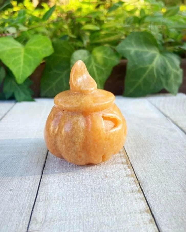 Orange Calcite Pumpkin