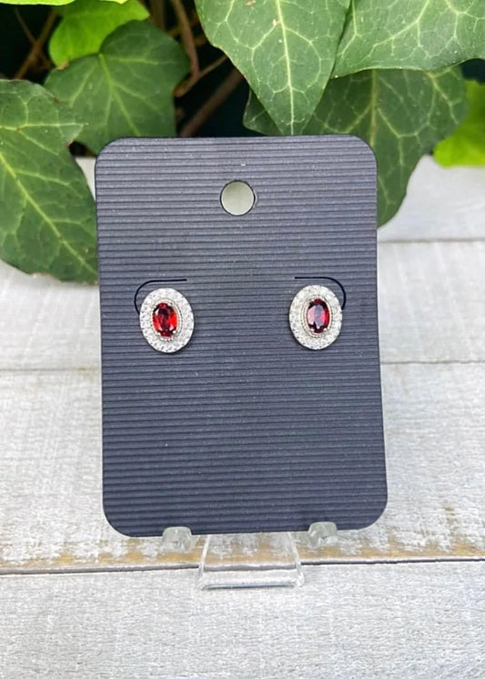 Garnet Earrings